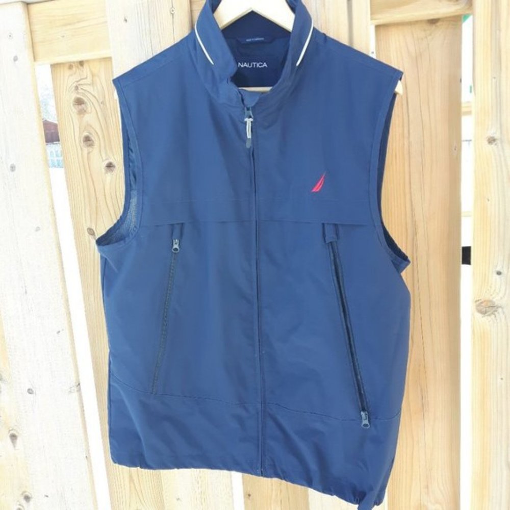 Nautica Sleeveless Vest Jacket, Classic Fit, Sport Golf Polo Sailing Adventure